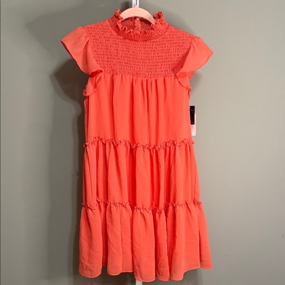Gabby Skye Dresses & Skirts - Gabby Skye Coral Ruffled Women’s Dress Size 6‎